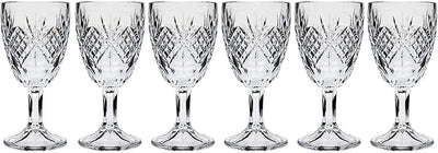 James Scott Crystal Whiskey Decanter and 6 Cordial Shot Glasses